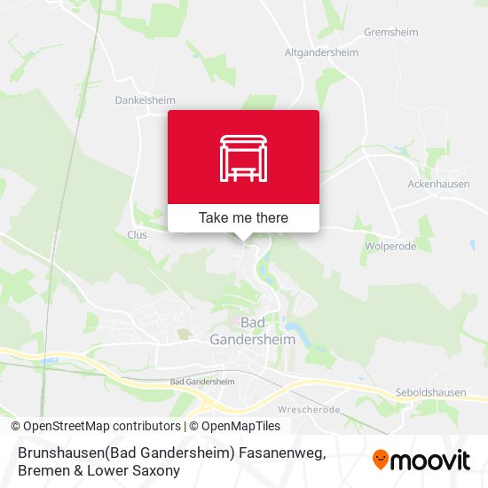 Brunshausen(Bad Gandersheim) Fasanenweg map