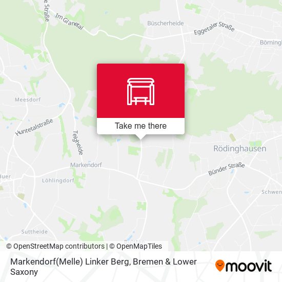 Markendorf(Melle) Linker Berg map
