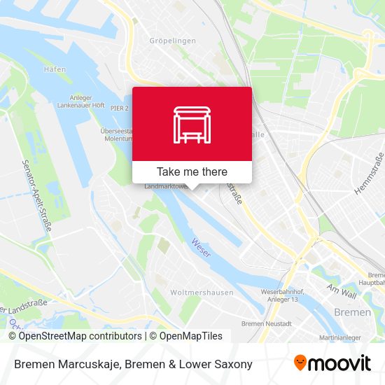 Bremen Marcuskaje map