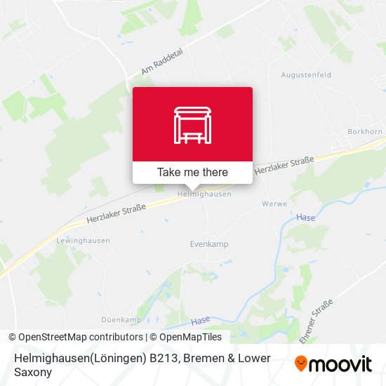Helmighausen(Löningen) B213 map