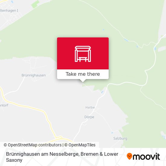 Brünnighausen am Nesselberge map