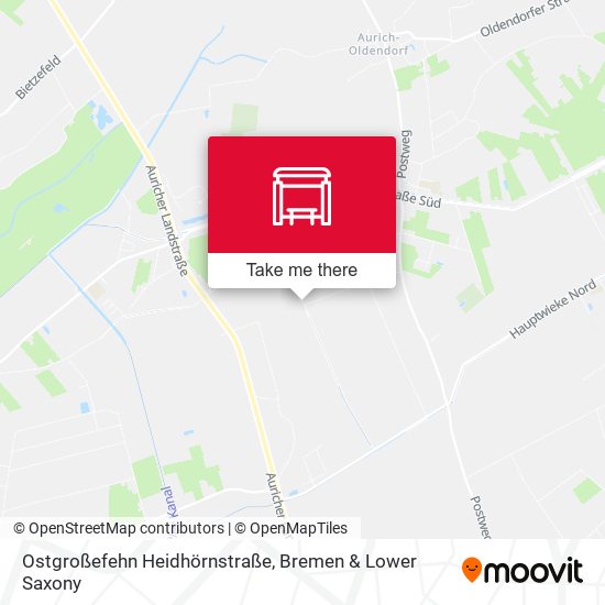 Ostgroßefehn Heidhörnstraße map
