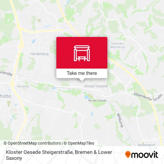 Kloster Oesede Steigerstraße map