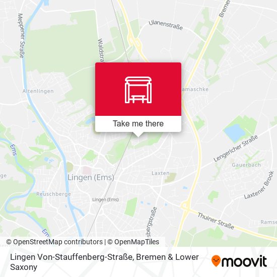 Lingen Von-Stauffenberg-Straße map