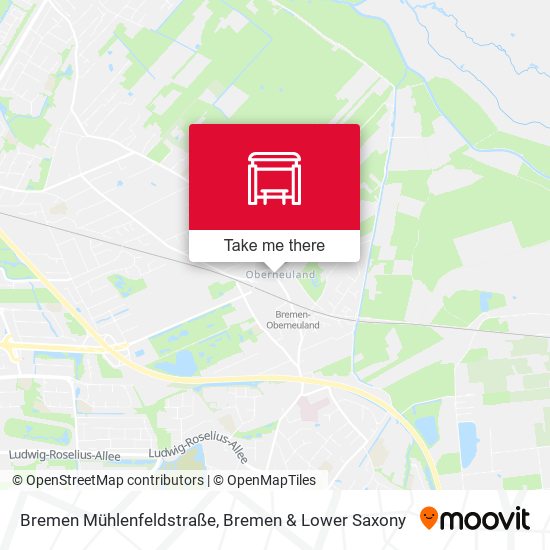 Bremen Mühlenfeldstraße map