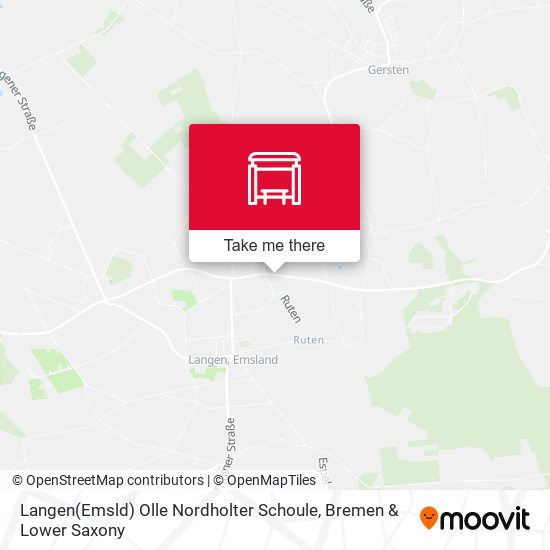 Langen(Emsld) Olle Nordholter Schoule map
