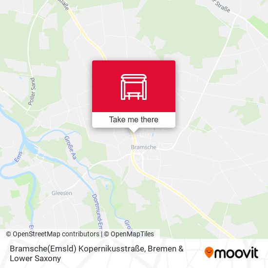 Bramsche(Emsld) Kopernikusstraße map