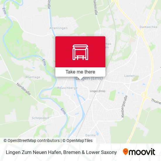 Lingen Zum Neuen Hafen map