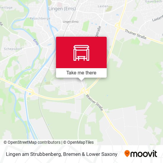 Lingen am Strubbenberg map