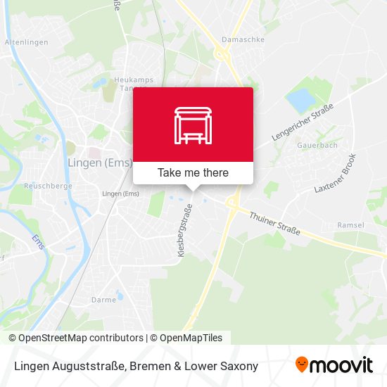 Lingen Auguststraße map