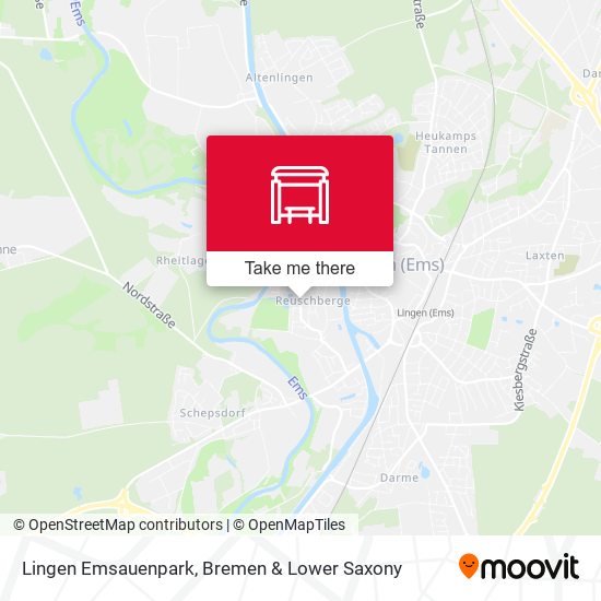 Lingen Emsauenpark map
