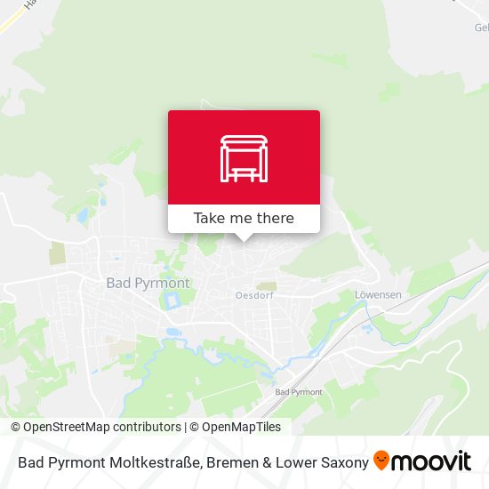 Bad Pyrmont Moltkestraße map