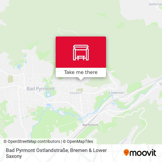 Bad Pyrmont Ostlandstraße map