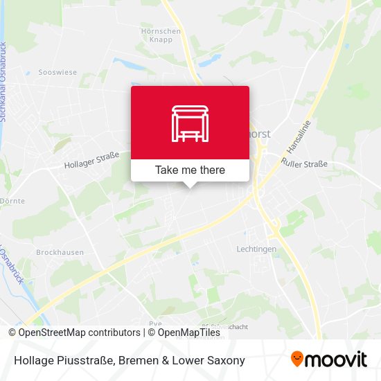Hollage Piusstraße map
