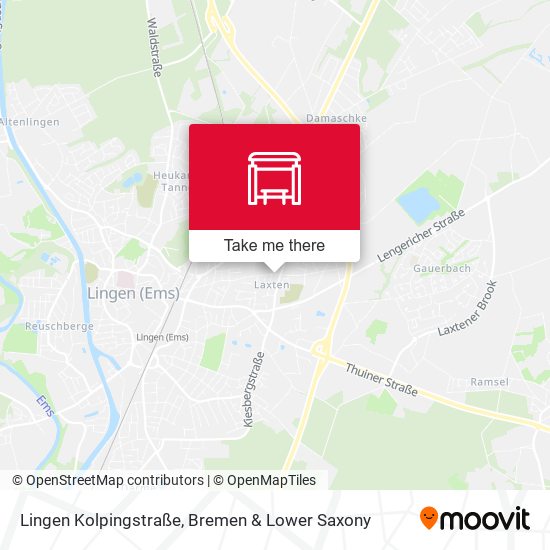 Lingen Kolpingstraße map