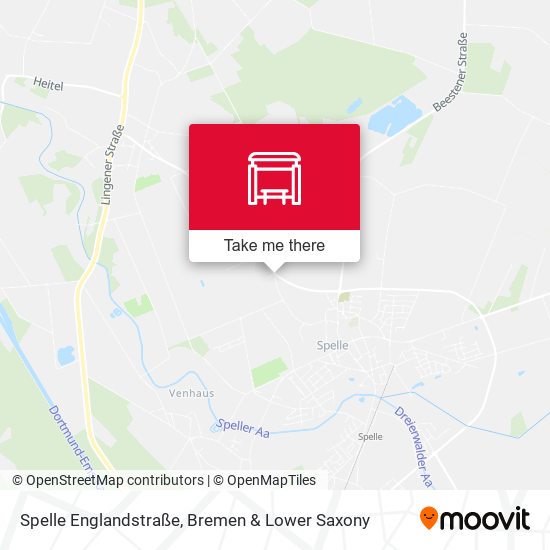 Spelle Englandstraße map