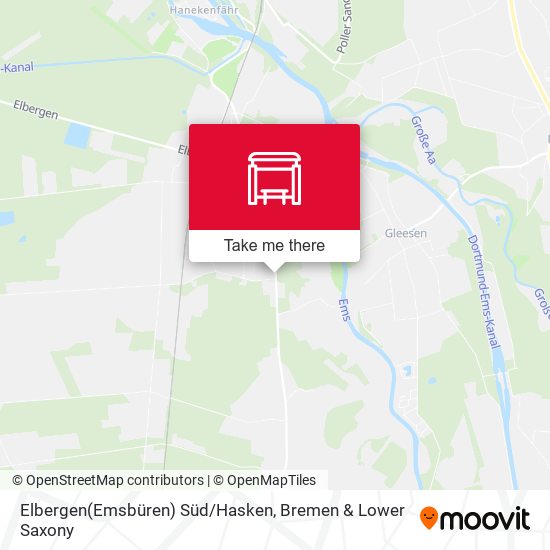Elbergen(Emsbüren) Süd/Hasken map