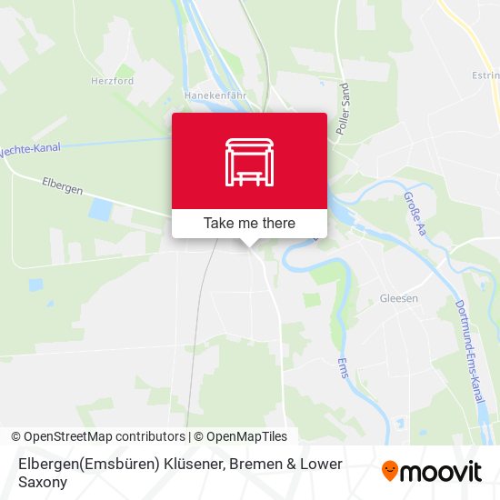 Elbergen(Emsbüren) Klüsener map