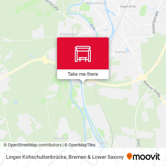 Lingen Kohschultenbrücke map