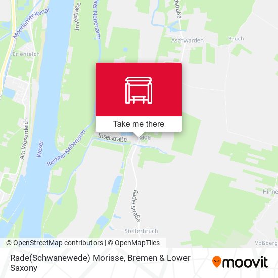 Rade(Schwanewede) Morisse map