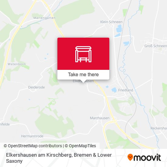 Elkershausen am Kirschberg map