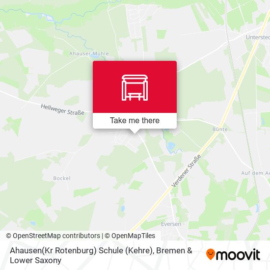 Ahausen(Kr Rotenburg) Schule (Kehre) map
