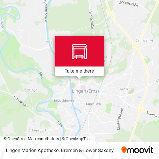 Lingen Marien Apotheke map