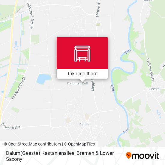 Dalum(Geeste) Kastanienallee map