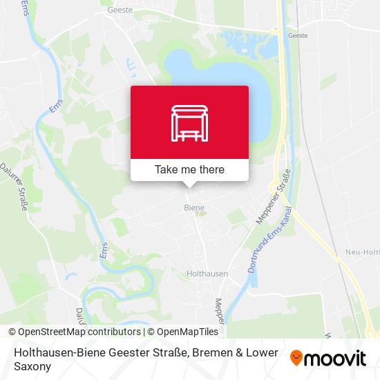 Holthausen-Biene Geester Straße map