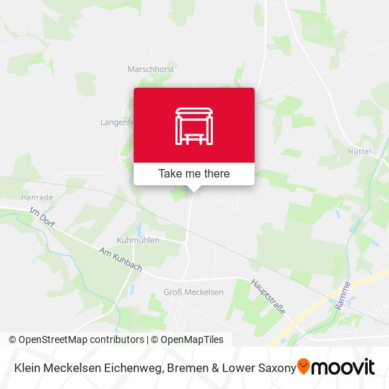 Klein Meckelsen Eichenweg map