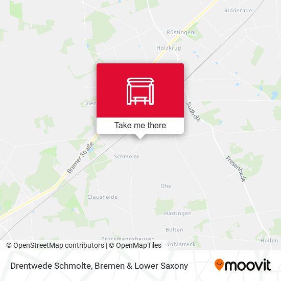 Drentwede Schmolte map