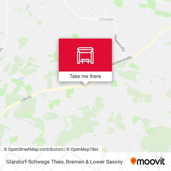 Glandorf-Schwege Thies map