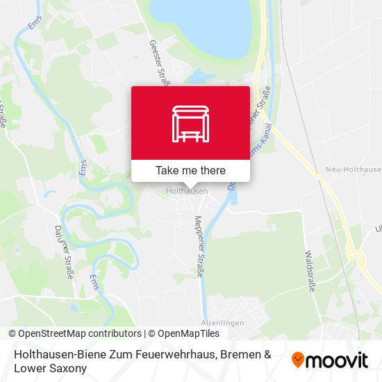 Holthausen-Biene Zum Feuerwehrhaus map
