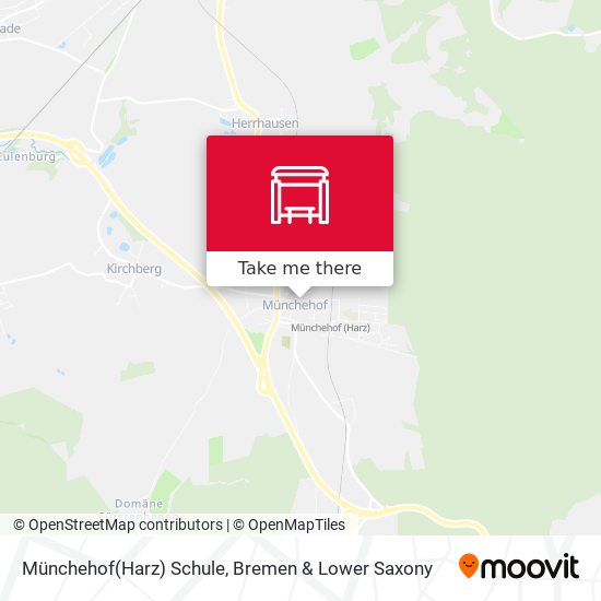Münchehof(Harz) Schule map