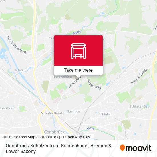 Osnabrück Schulzentrum Sonnenhügel map