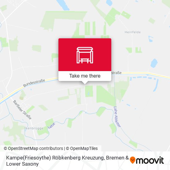 Kampe(Friesoythe) Röbkenberg Kreuzung map