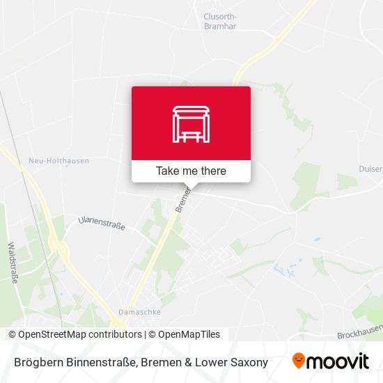 Brögbern Binnenstraße map
