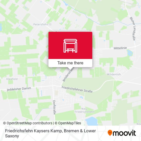 Friedrichsfehn Kaysers Kamp map
