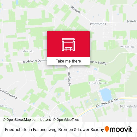 Friedrichsfehn Fasanenweg map