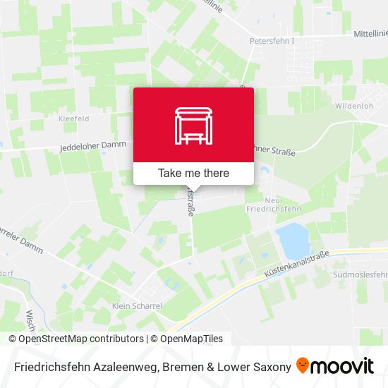 Friedrichsfehn Azaleenweg map