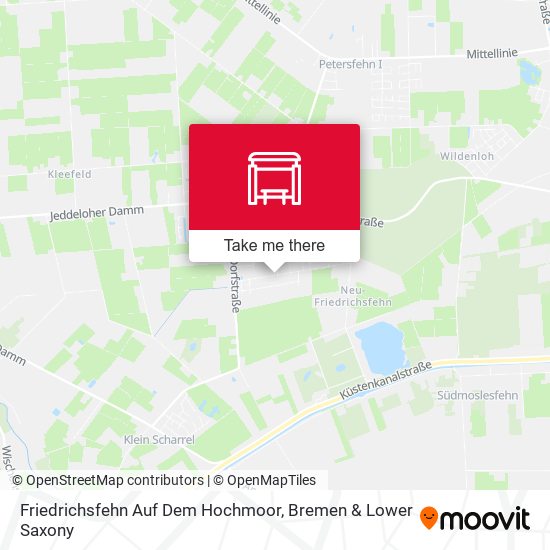 Friedrichsfehn Auf Dem Hochmoor map