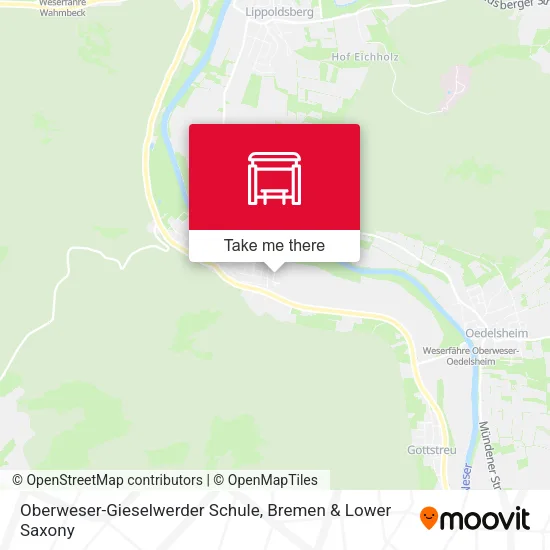 Карта Oberweser-Gieselwerder Schule