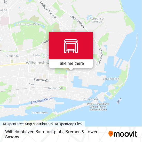 Wilhelmshaven Bismarckplatz map