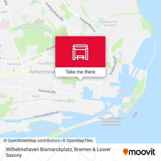 Wilhelmshaven Bismarckplatz map
