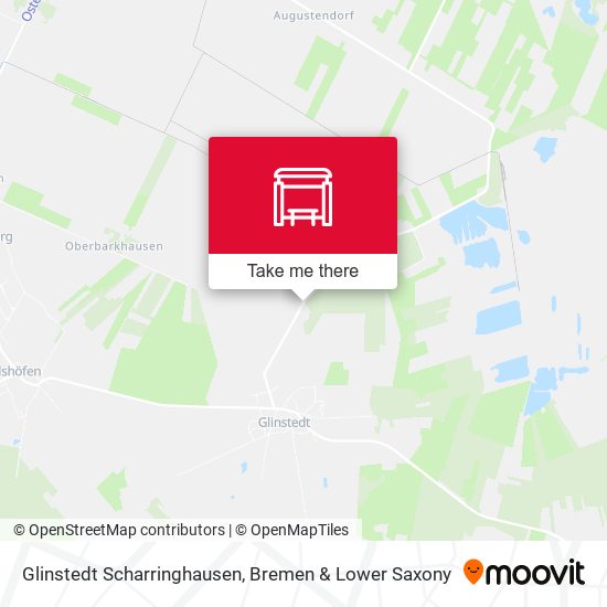 Glinstedt Scharringhausen map