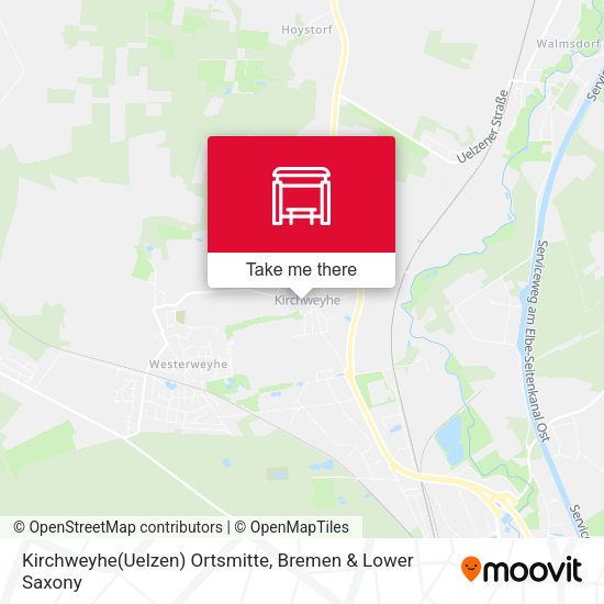 Kirchweyhe(Uelzen) Ortsmitte map