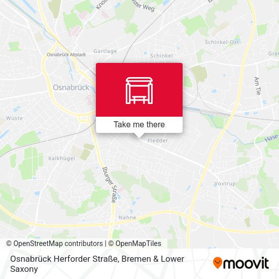 Osnabrück Herforder Straße map
