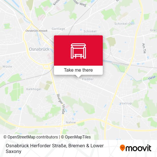 Osnabrück Herforder Straße map