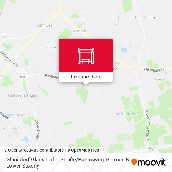 Glansdorf Glansdorfer Straße / Patersweg map