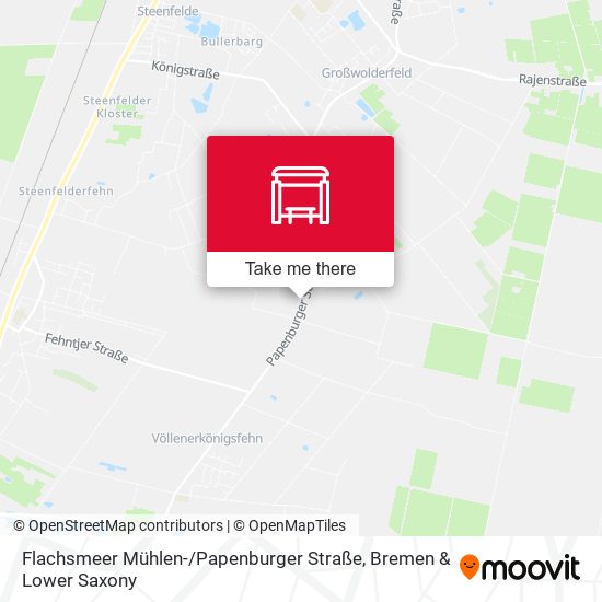 Flachsmeer Mühlen- / Papenburger Straße map